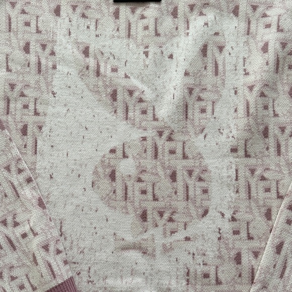 PLAYBOY Pink and Cream Patterned Sweater - Picture 7 of 7